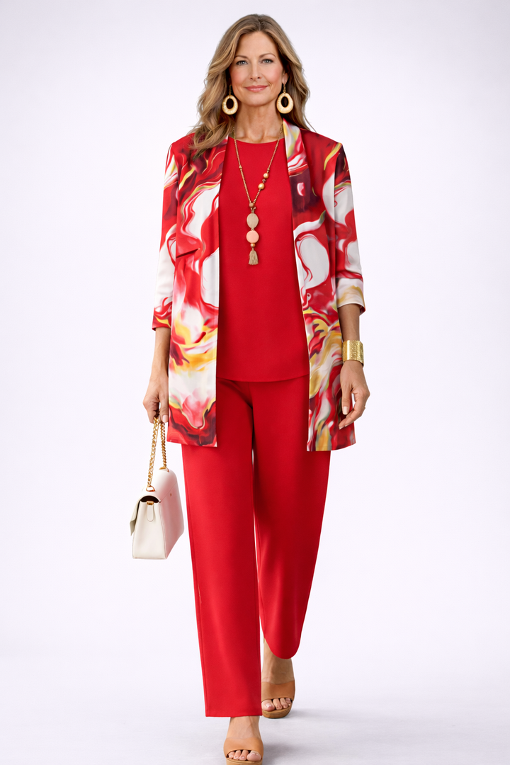 Gelsey | Elegantes 3-teiliges Casual-Set