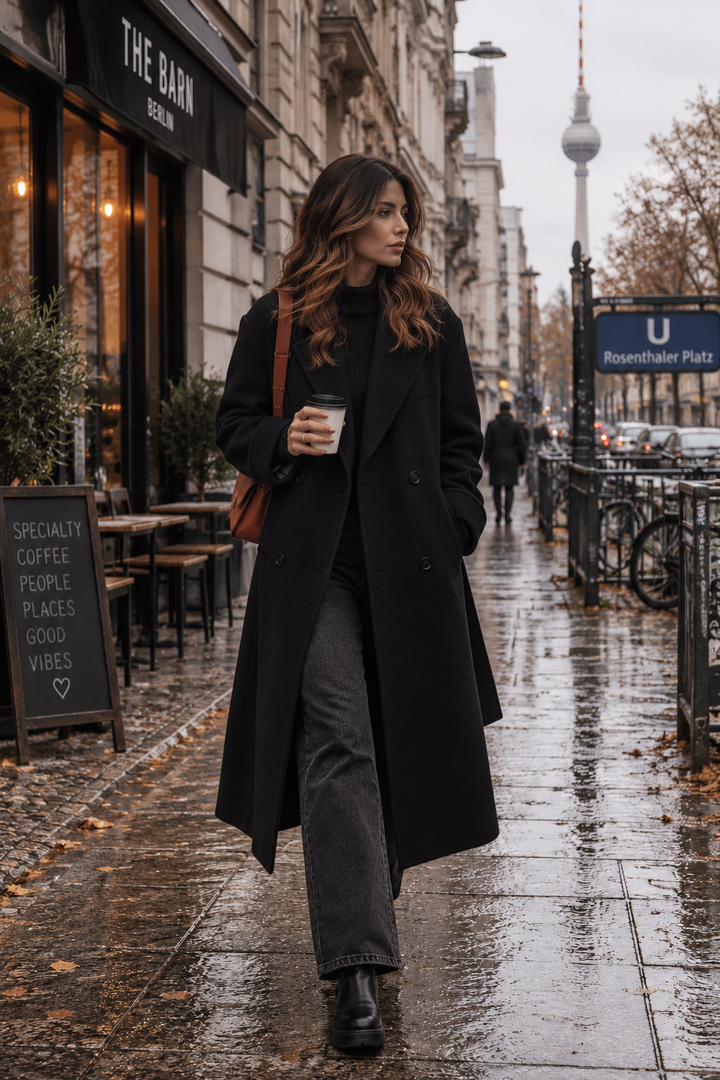 Rosa-Lene | Isolierte Winterjacke mit taillierter Passform