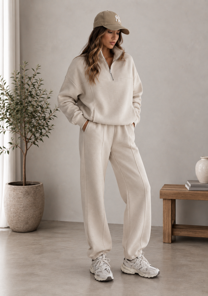 Wanda | Zweiteiliges Jogging-Set mit Reißverschlussjacke