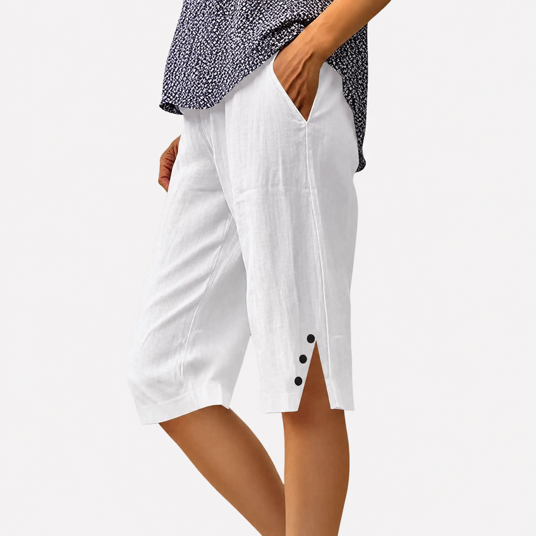 Fenja | Bequeme Bermuda mit Details