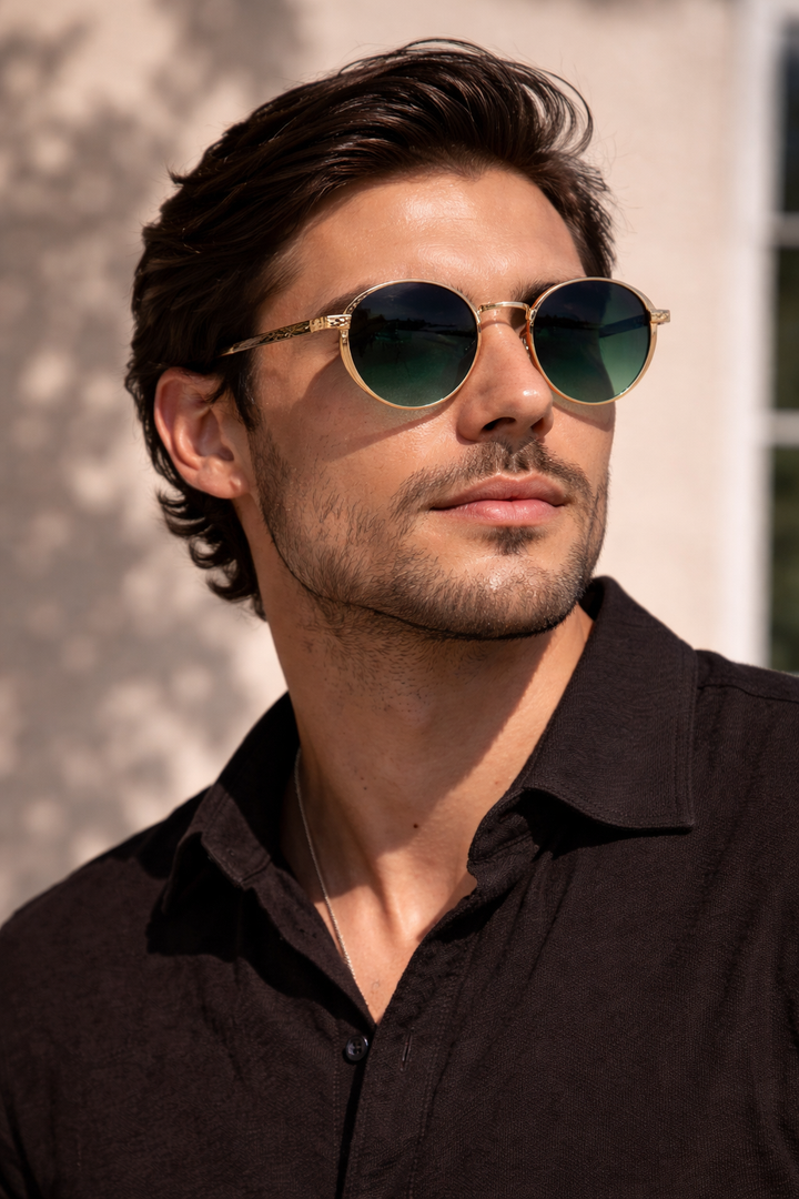 Aila | Premium Metall-Sonnenbrille mit Anti-Reflektion