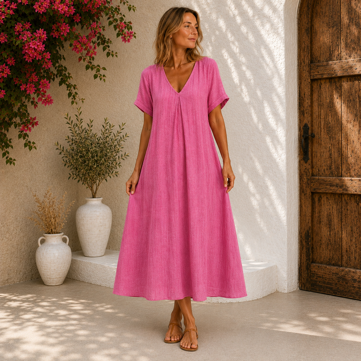 Violet | Fließendes Maxikleid