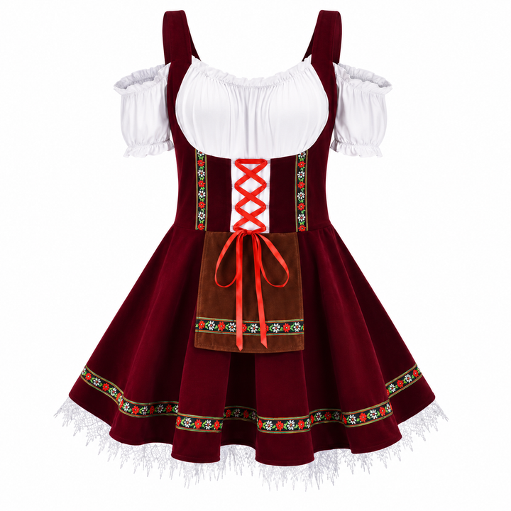 Leni | Dirndl mit Schürze im Trachten-Stil