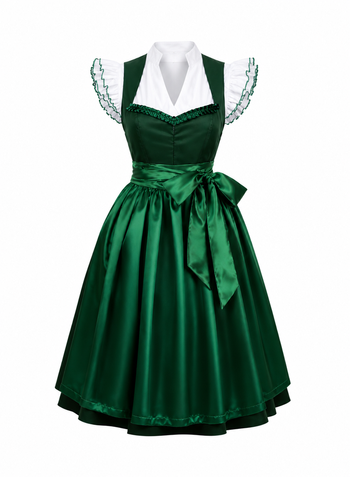 Josephine | Elegantes 3-teiliges Satin-Dirndl