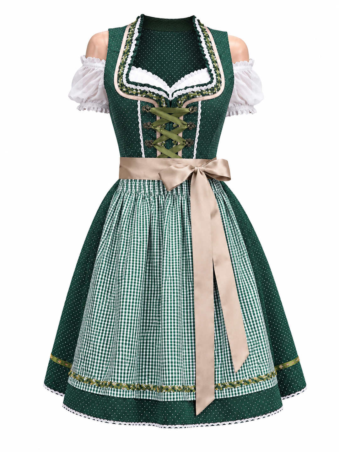 Antonia | Premium Dirndl mit Schürze im Trachten-Stil