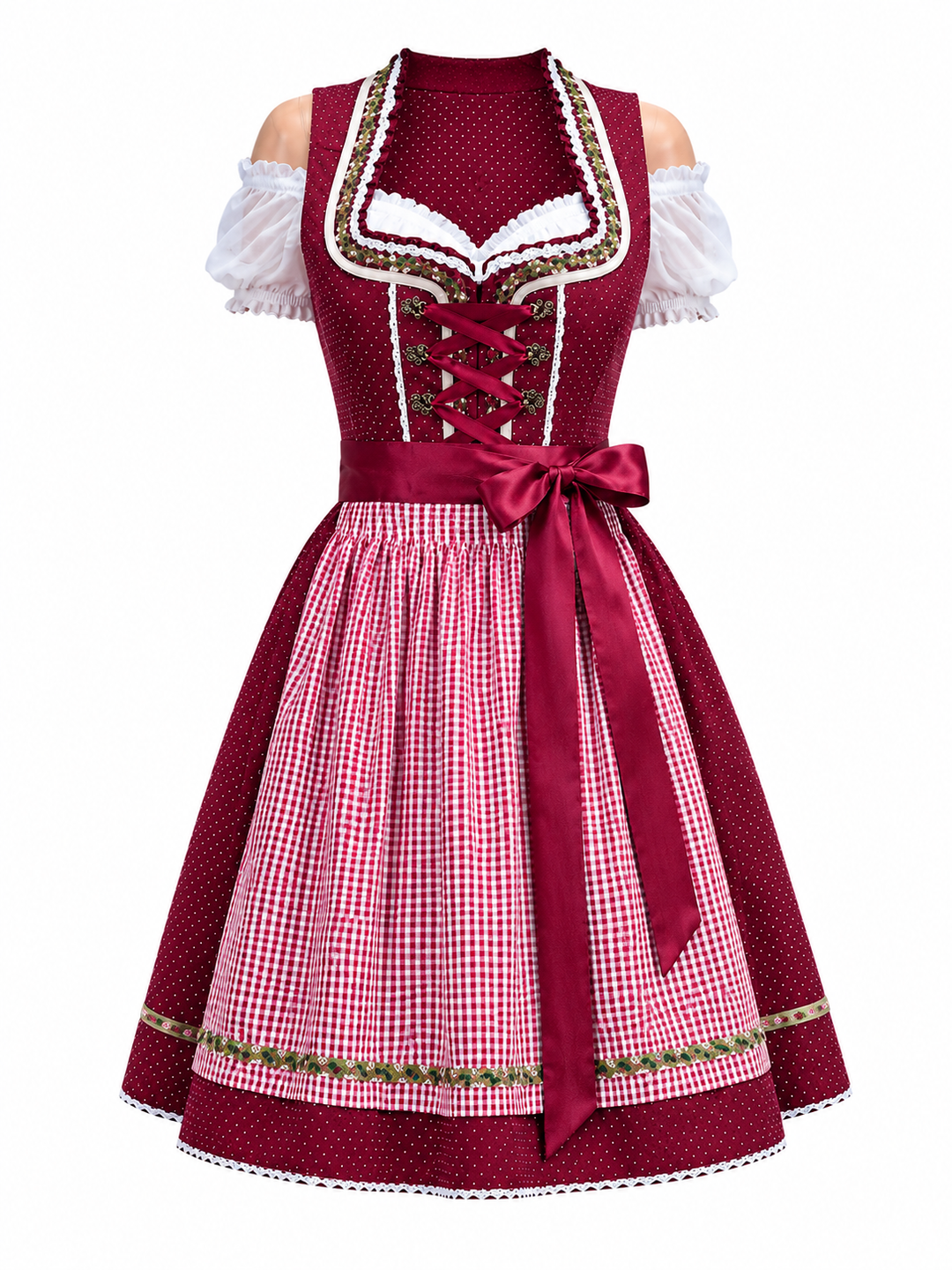 Antonia | Premium Dirndl mit Schürze im Trachten-Stil