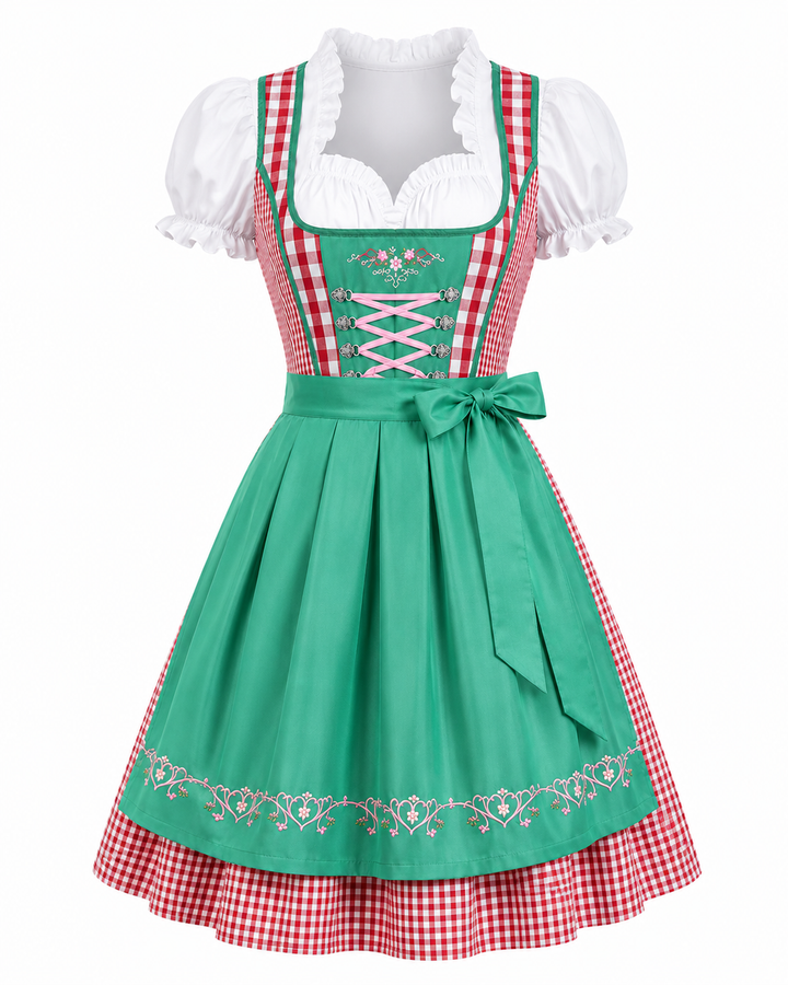 Franzi | Damen Dirndl mit Schürze im Trachten-Stil