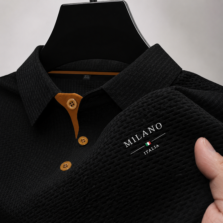 Raymond | Strukturiertes Polo mit klassischem Kragen