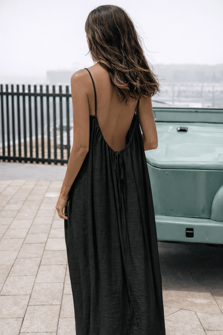 Luna | Backless Maxi-Kleid für Sommerabende