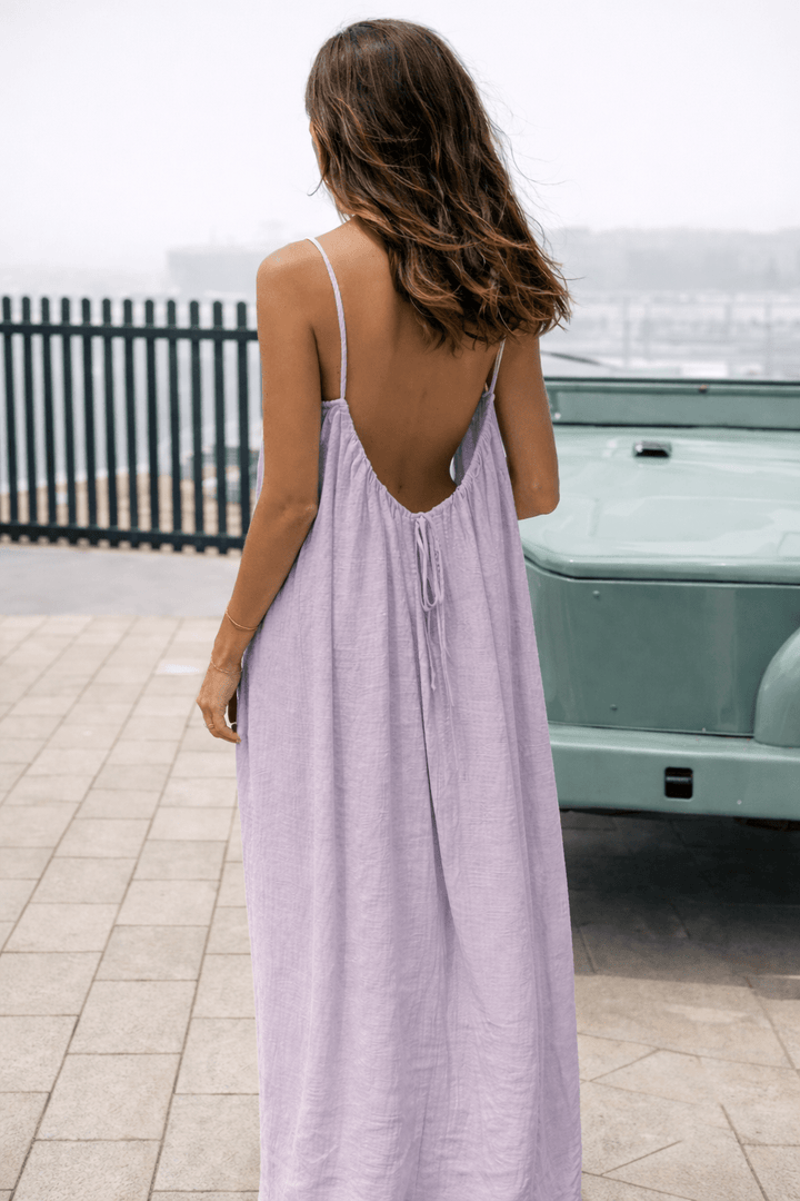 Luna | Backless Maxi-Kleid für Sommerabende
