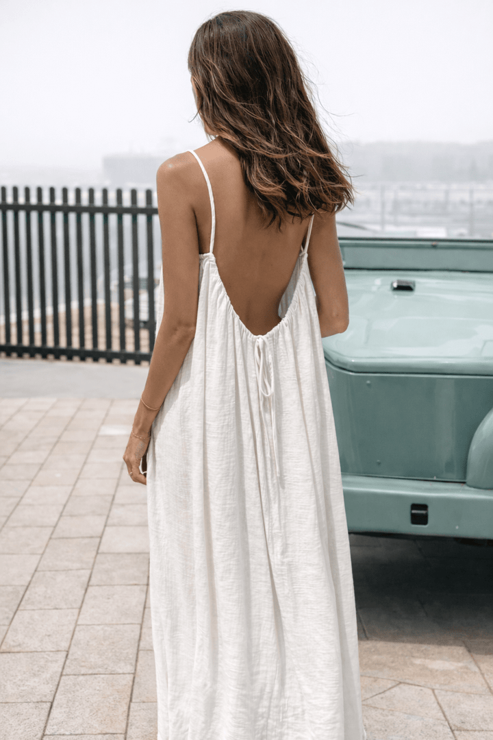 Luna | Backless Maxi-Kleid für Sommerabende
