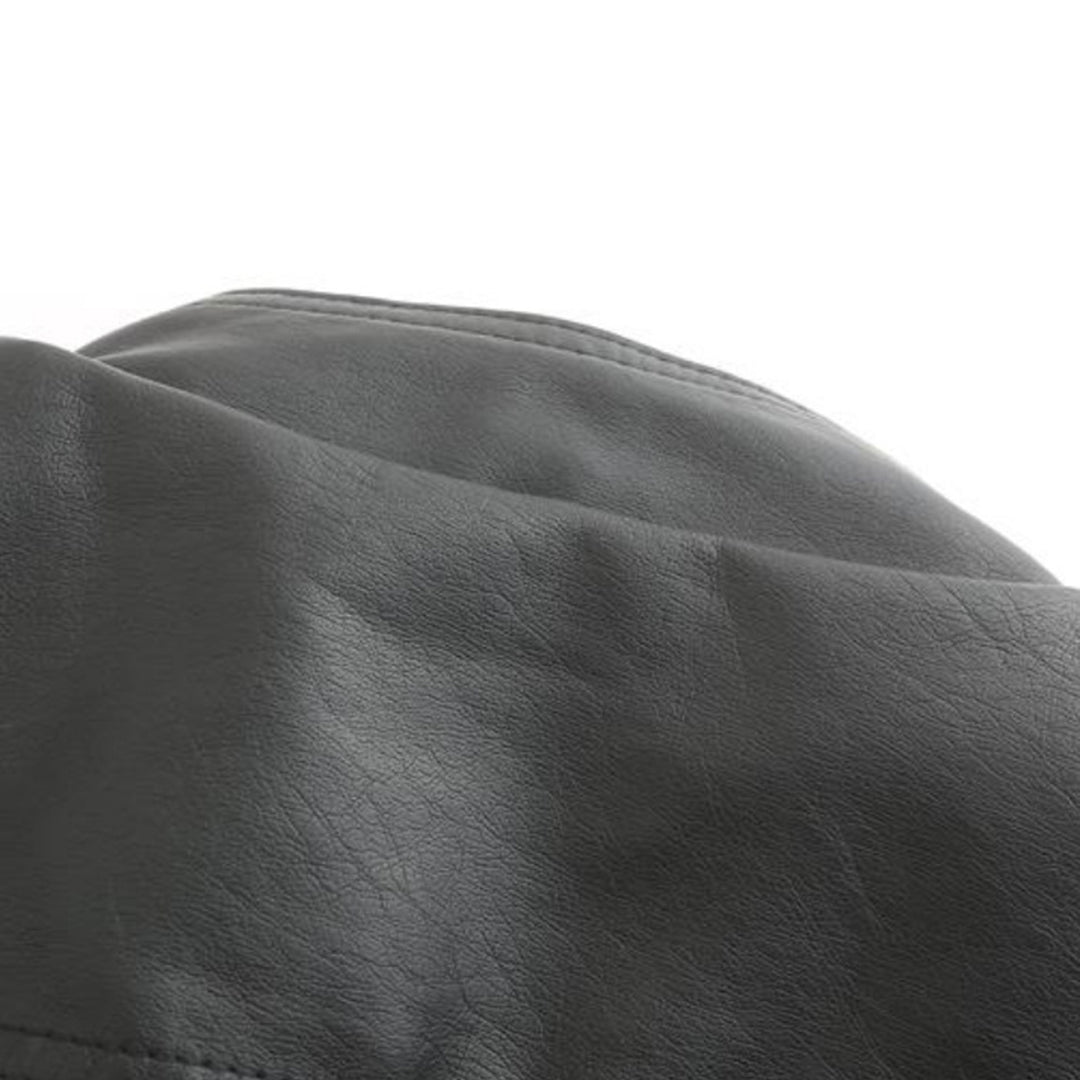 Eva-Berta | Übergangsjacke aus Leder mit Stehkragen und schlankem Schnitt