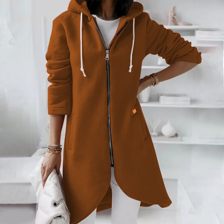 Karin-Line | Kapuzenpullover mit Reißverschluss und zeitlosem Design
