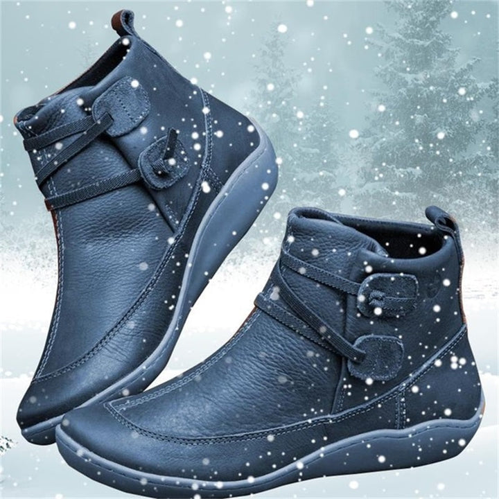 Rosa-Kathrin | Winterstiefel aus Leder mit Isolierung und Wasserbeständigkeit