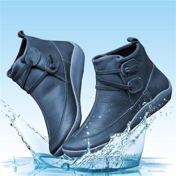 Rosa-Kathrin | Winterstiefel aus Leder mit Isolierung und Wasserbeständigkeit