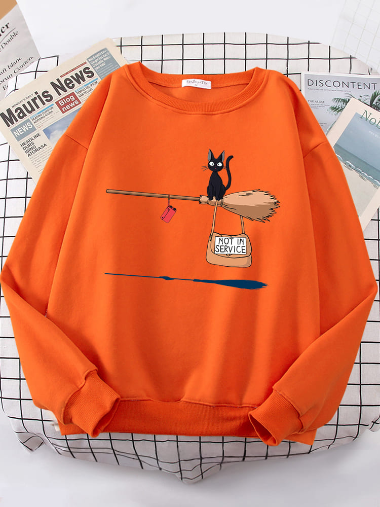 Bertha | Pullover mit grafischem Print und Rippbündchen
