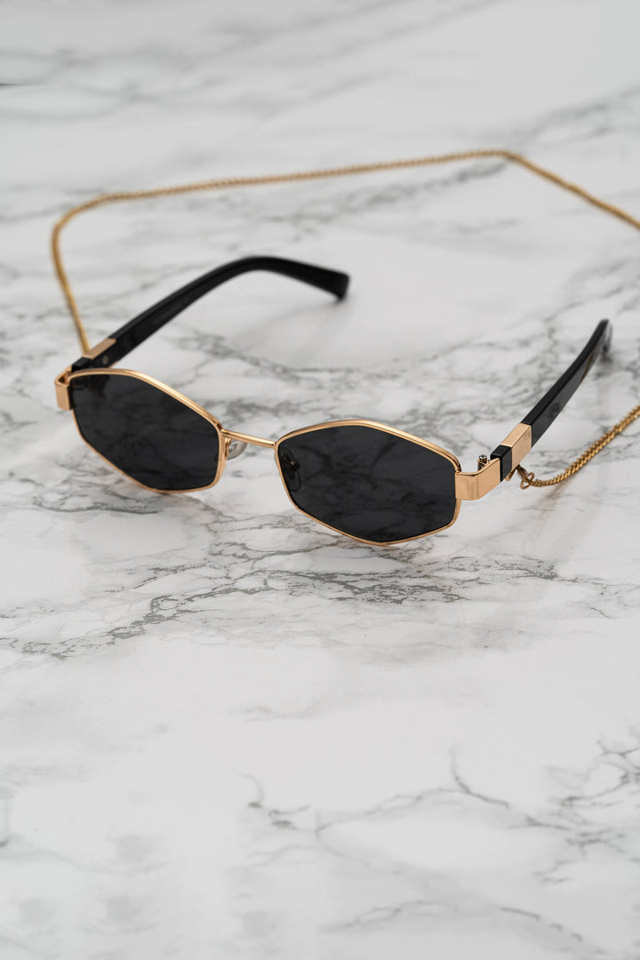 Yara | Trendige Hexagon-Sonnenbrille