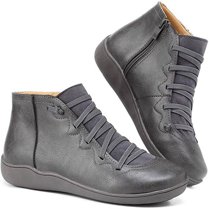 Notburga | Damen Stiefelette mit Komfortsohle und rutschfester Laufsohle