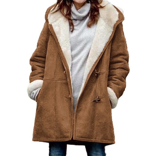 Nadja | Winterjacke mit Fleecefutter und gefütterter Kapuze