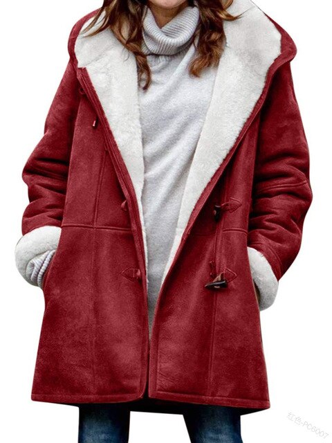 Nadja | Winterjacke mit Fleecefutter und gefütterter Kapuze