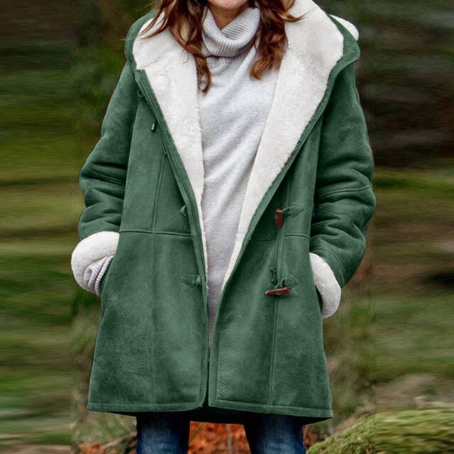 Nadja | Winterjacke mit Fleecefutter und gefütterter Kapuze