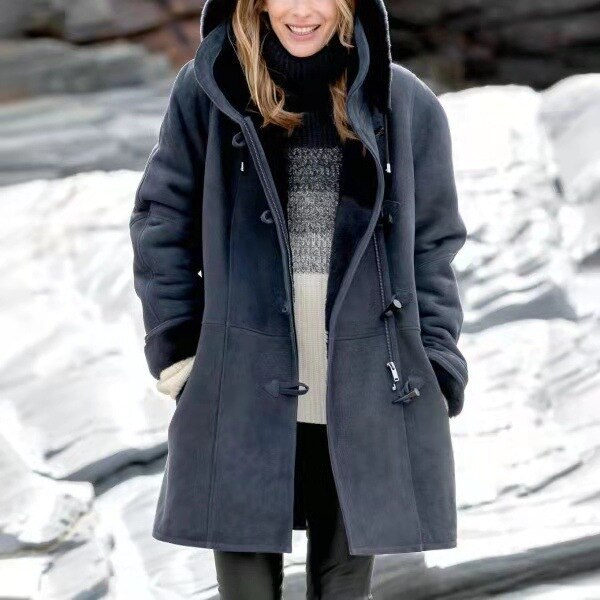 Nadja | Winterjacke mit Fleecefutter und gefütterter Kapuze
