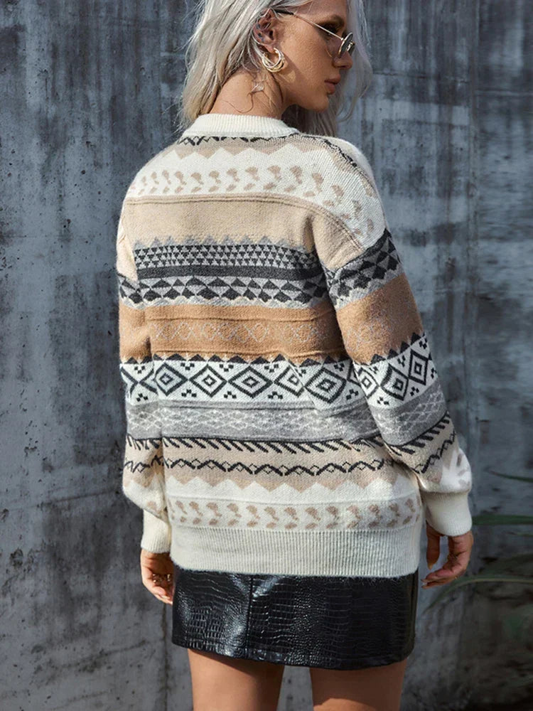 Anne-Minna | Strickpullover mit kunstvollen Mustern