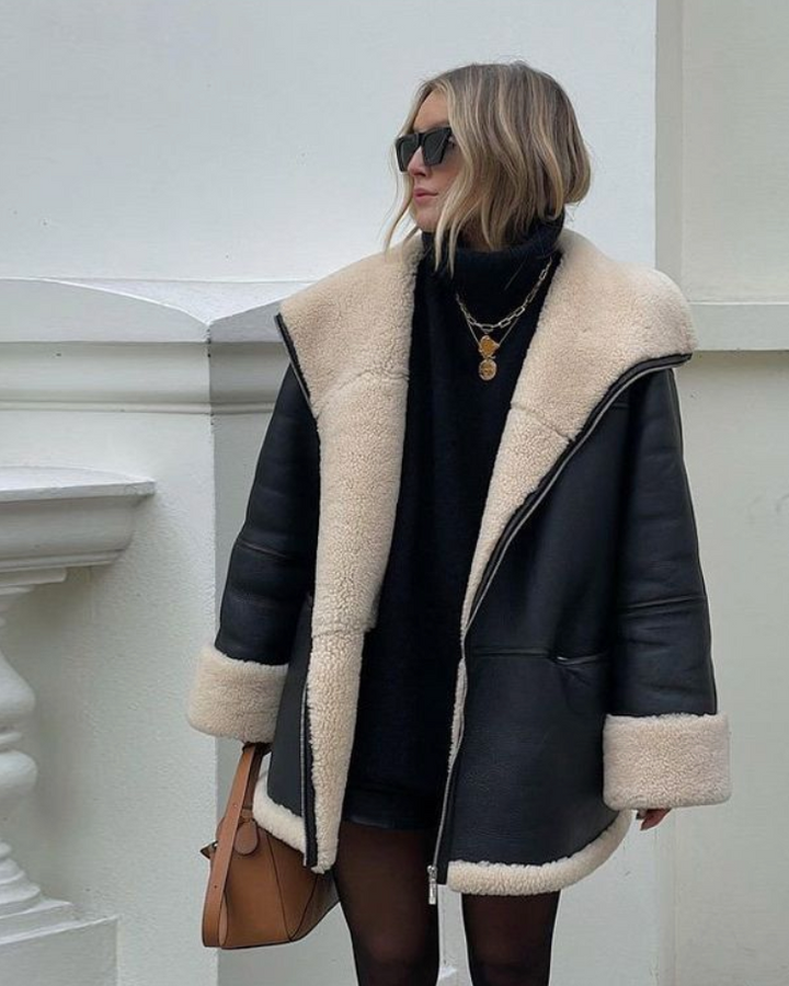 Alena | Winterjacke mit durchgehendem Reißverschluss und Taschen