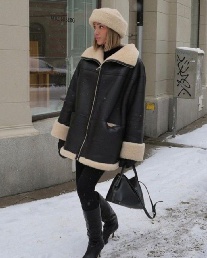 Alena | Winterjacke mit durchgehendem Reißverschluss und Taschen