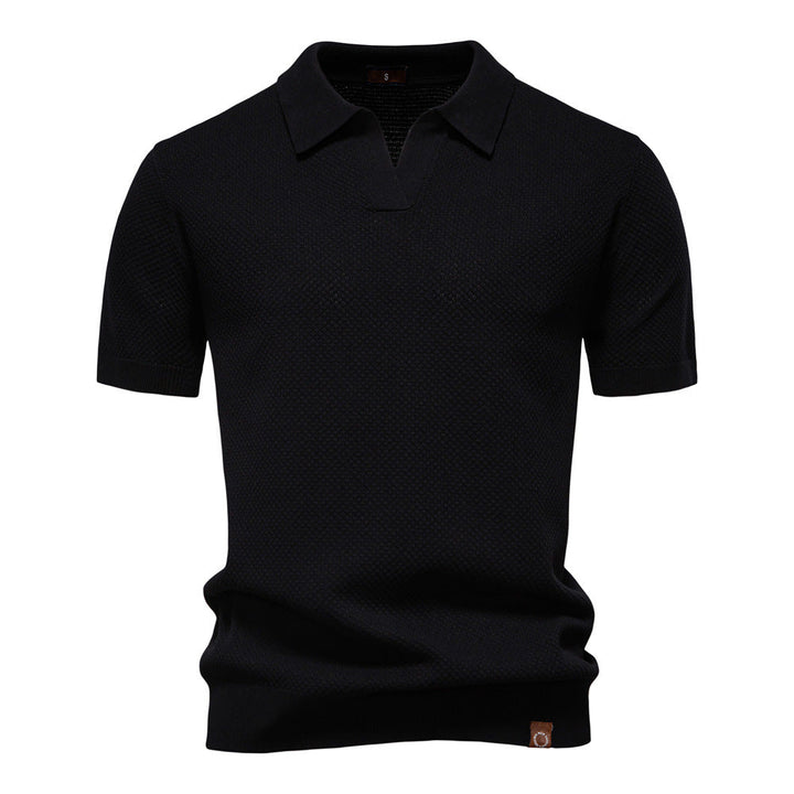 Luca | Exklusives Poloshirt mit moderner Struktur