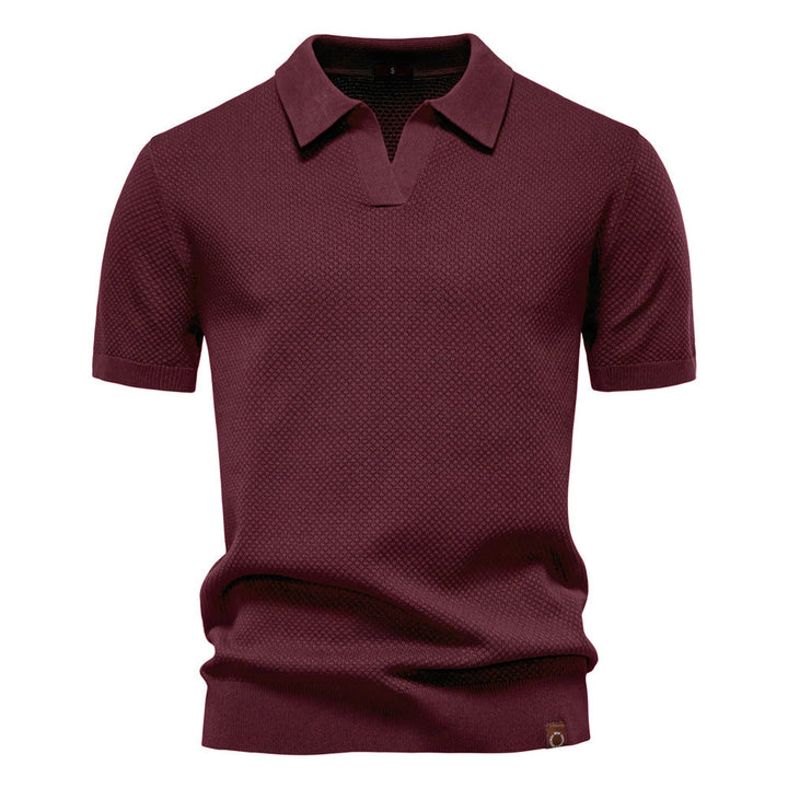 Luca | Exklusives Poloshirt mit moderner Struktur
