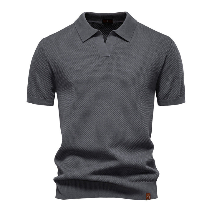 Luca | Exklusives Poloshirt mit moderner Struktur
