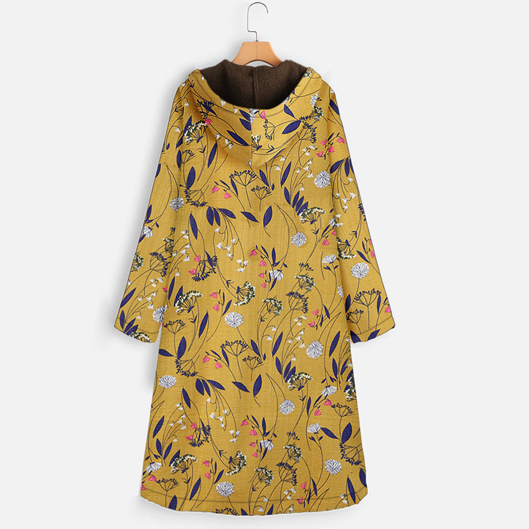 Henriette | Winterjacke mit Blumenprint und dauerhafter Winterwärme
