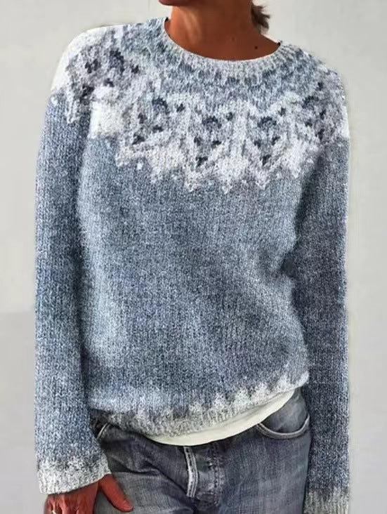 Leni | Strickpullover mit einzigartigem Muster und warmem Stoff