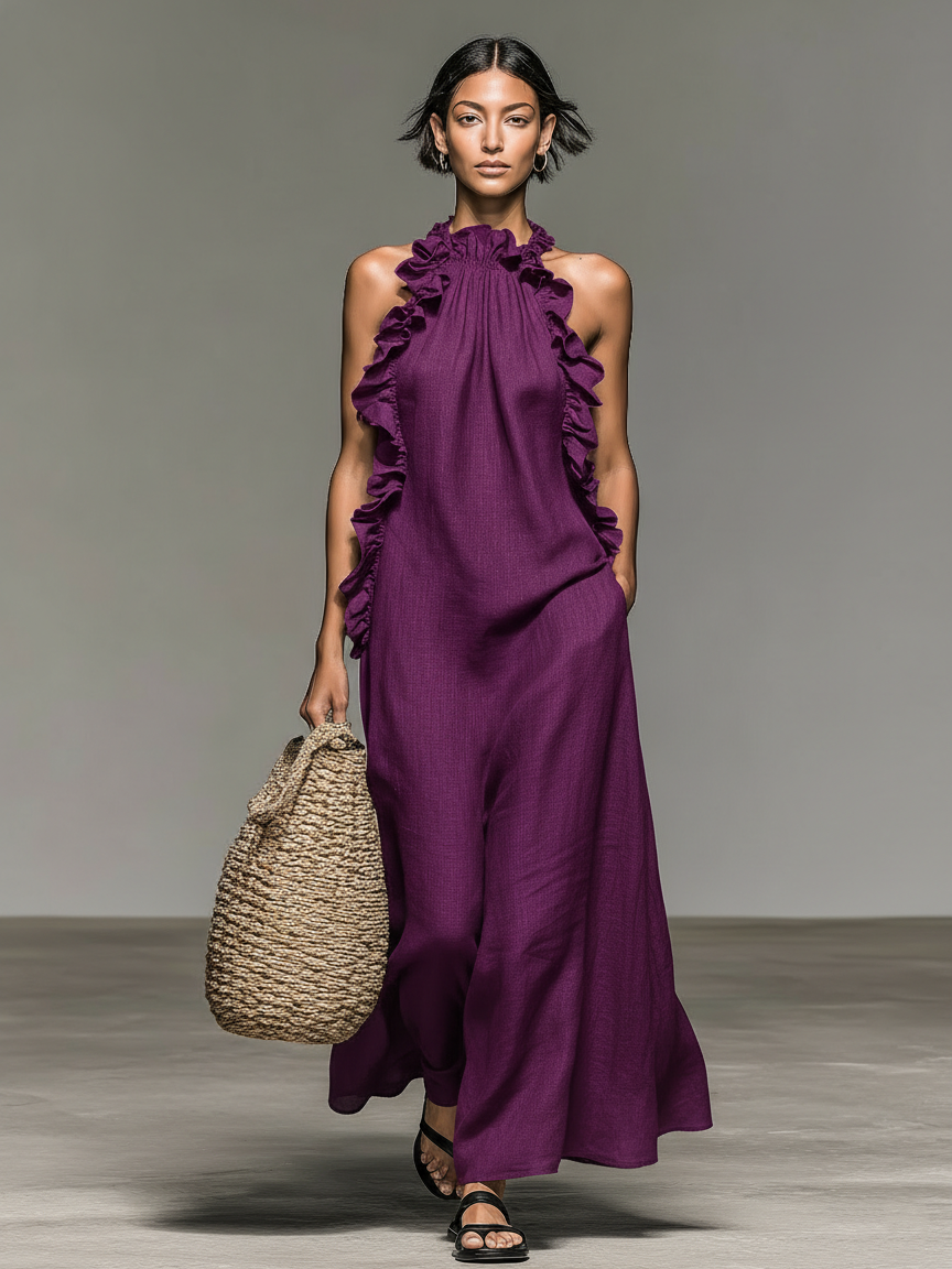 Gretchen | Maxikleid mit Taschen