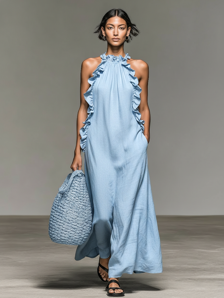 Gretchen | Maxikleid mit Taschen