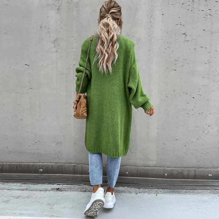 Grete-Gard | Lange Strickjacke mit offener Front