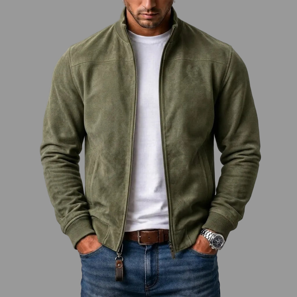 Ortlieb | Elegante Wildleder-Bomberjacke (1 kaufen, 1 GRATIS dazu)