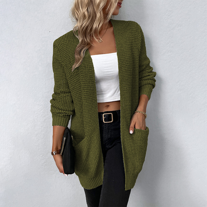 Marie-Line | Strickjacke mit praktischen Taschen