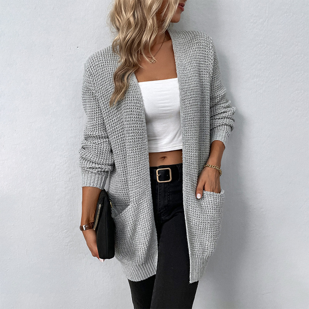 Marie-Line | Strickjacke mit praktischen Taschen