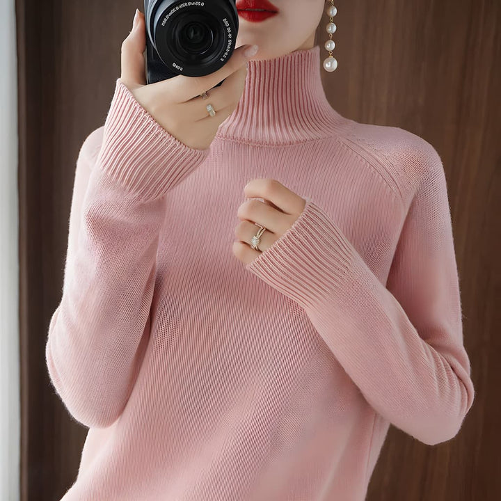 Anette | Eleganter Rollkragenpullover aus hochwertigem Strick
