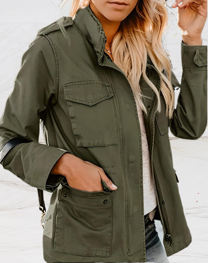 Karin-Lene | Übergangsjacke mit geräumigen Taschen und strukturierter Passform