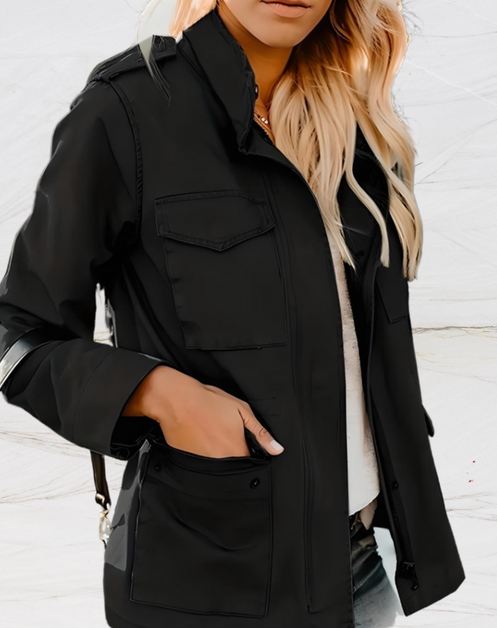 Karin-Lene | Übergangsjacke mit geräumigen Taschen und strukturierter Passform