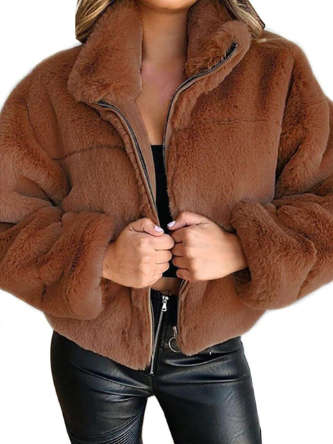 Gundula | Kuschelige Plüsch-Strickjacke mit wärmender Isolierung