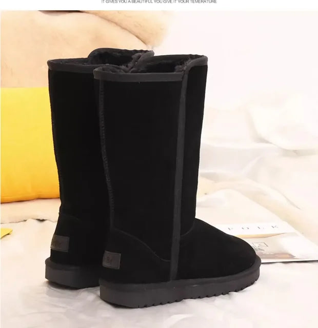 Hermine | Winterstiefel mit Kunstfellfutter und seitlichem Reißverschluss