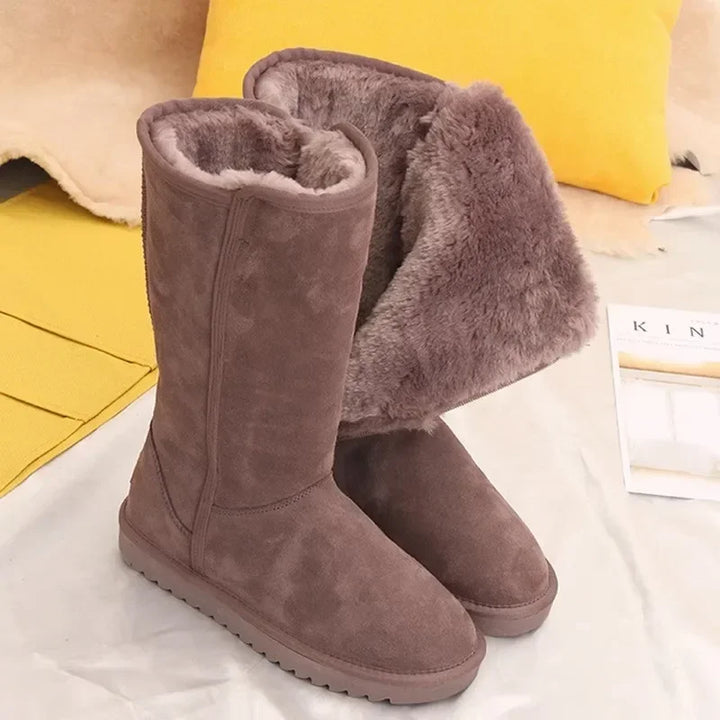 Hermine | Winterstiefel mit Kunstfellfutter und seitlichem Reißverschluss