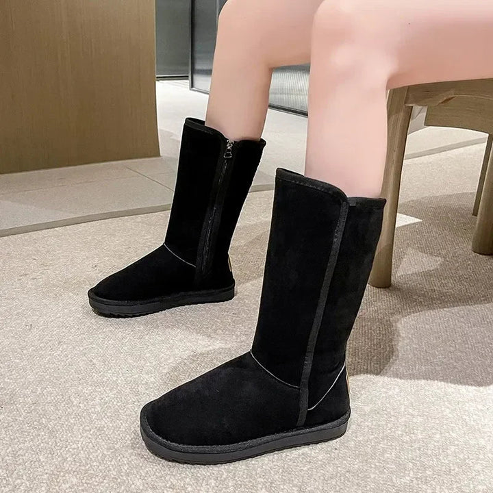 Hermine | Winterstiefel mit Kunstfellfutter und seitlichem Reißverschluss