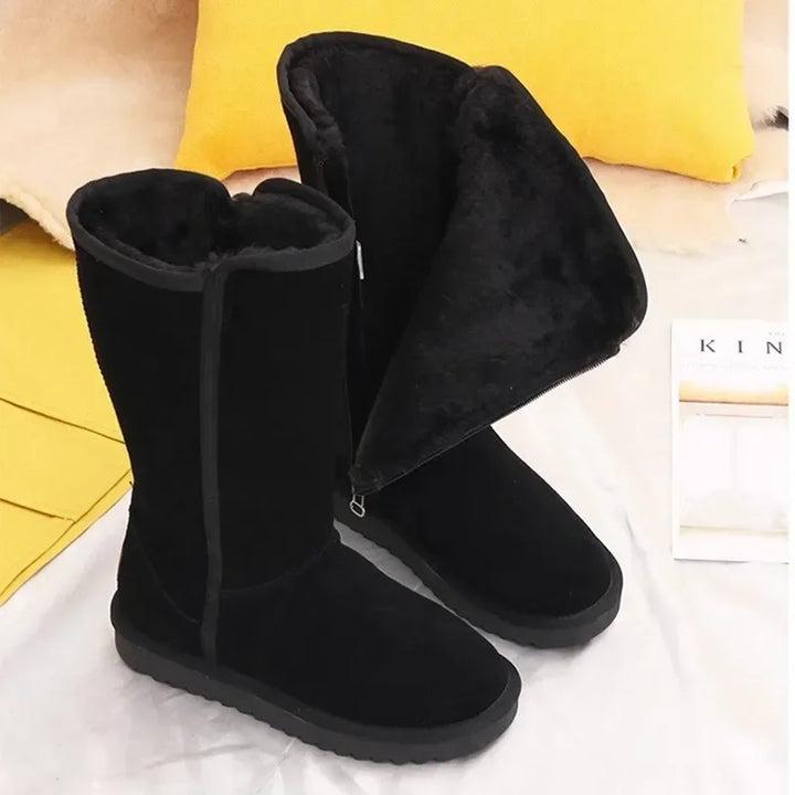 Hermine | Winterstiefel mit Kunstfellfutter und seitlichem Reißverschluss