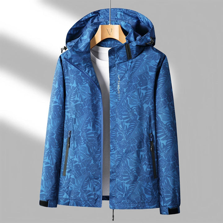 Karin-Lotte | Leichte Übergangsjacke mit Blätterprint