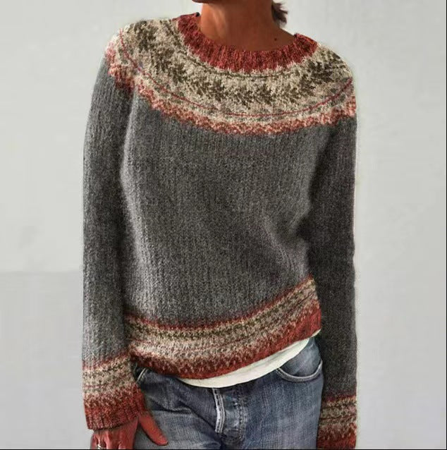 Leni | Strickpullover mit einzigartigem Muster und warmem Stoff